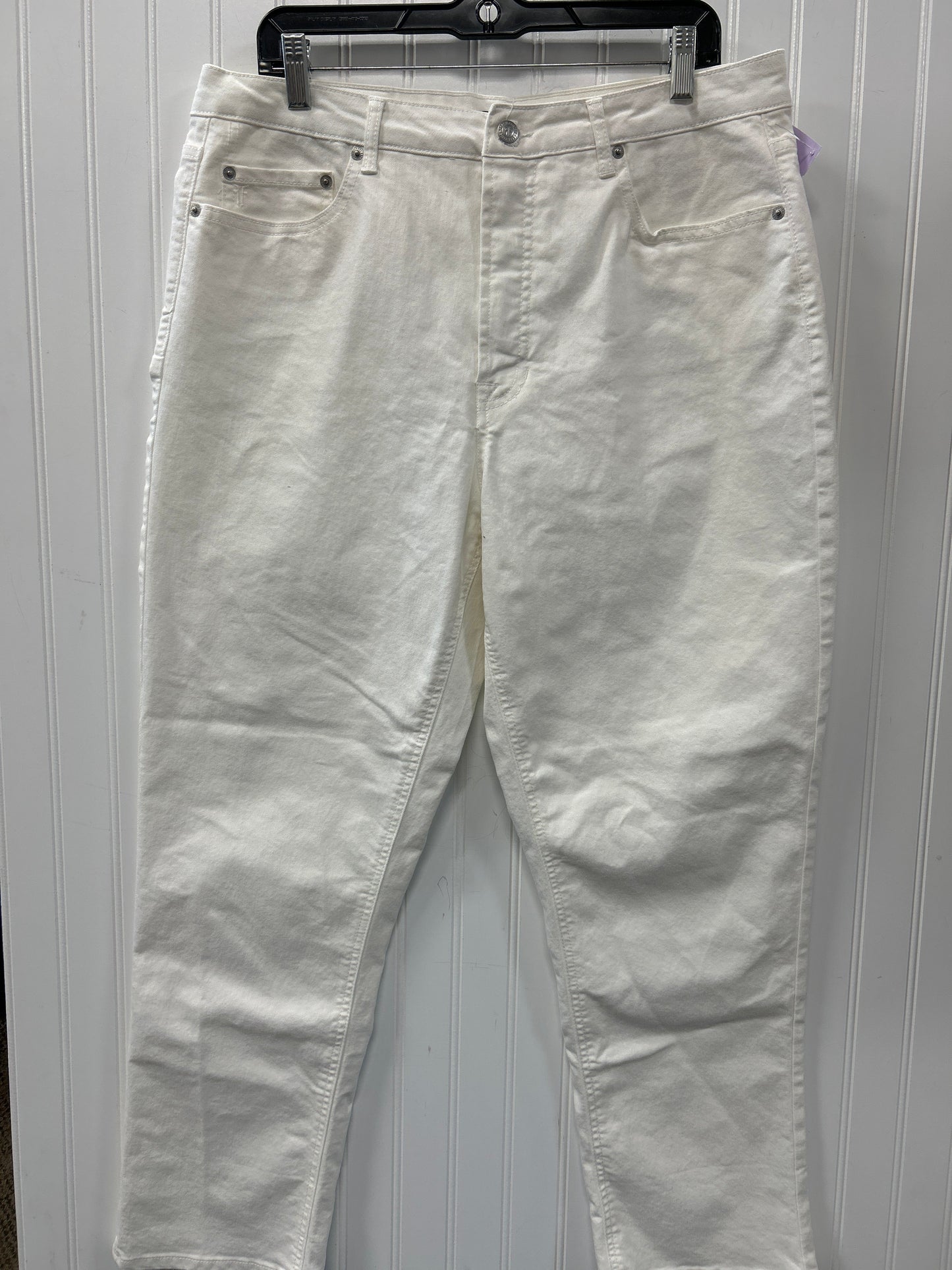Jeans Designer By Frye In White Denim, Size:8