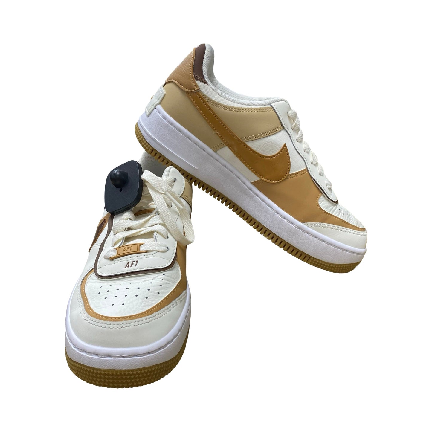 Shoes Sneakers By Nike In Brown & White, Size:8