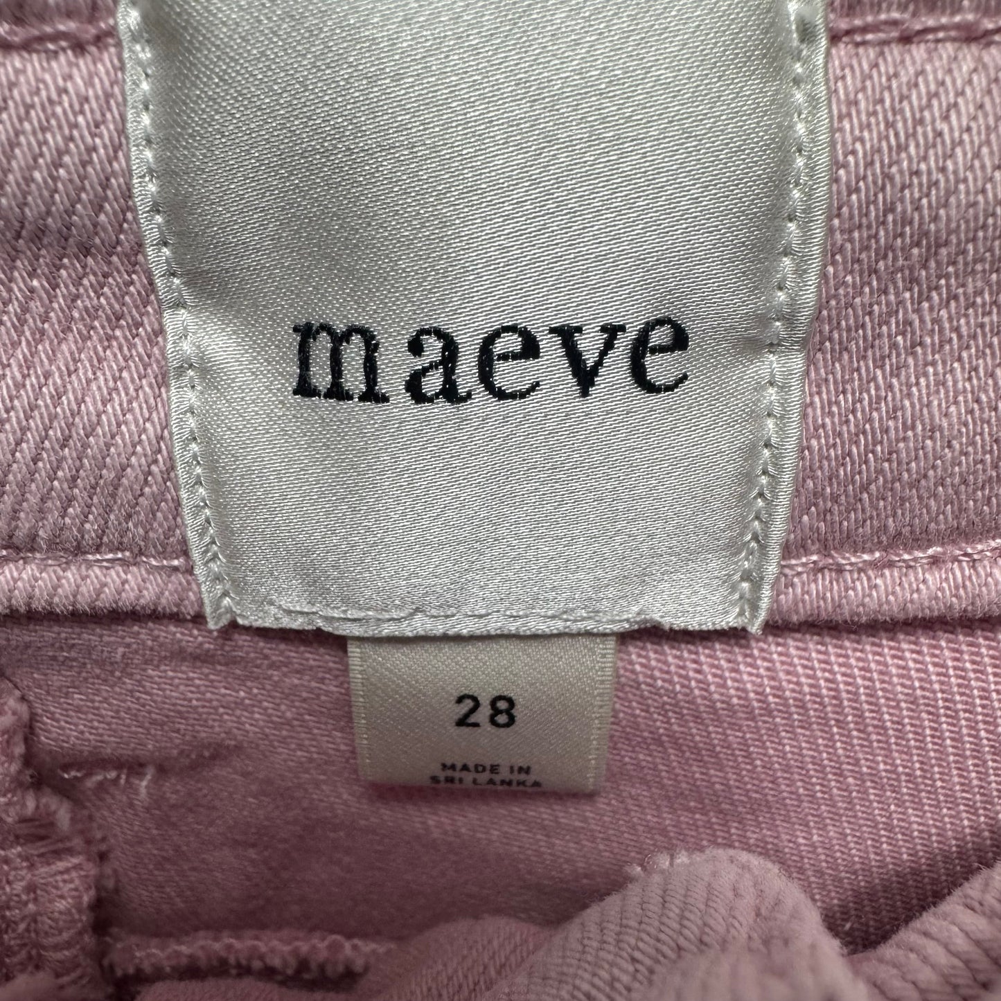 Pants Wide Leg By Maeve In Pink, Size: 6/28