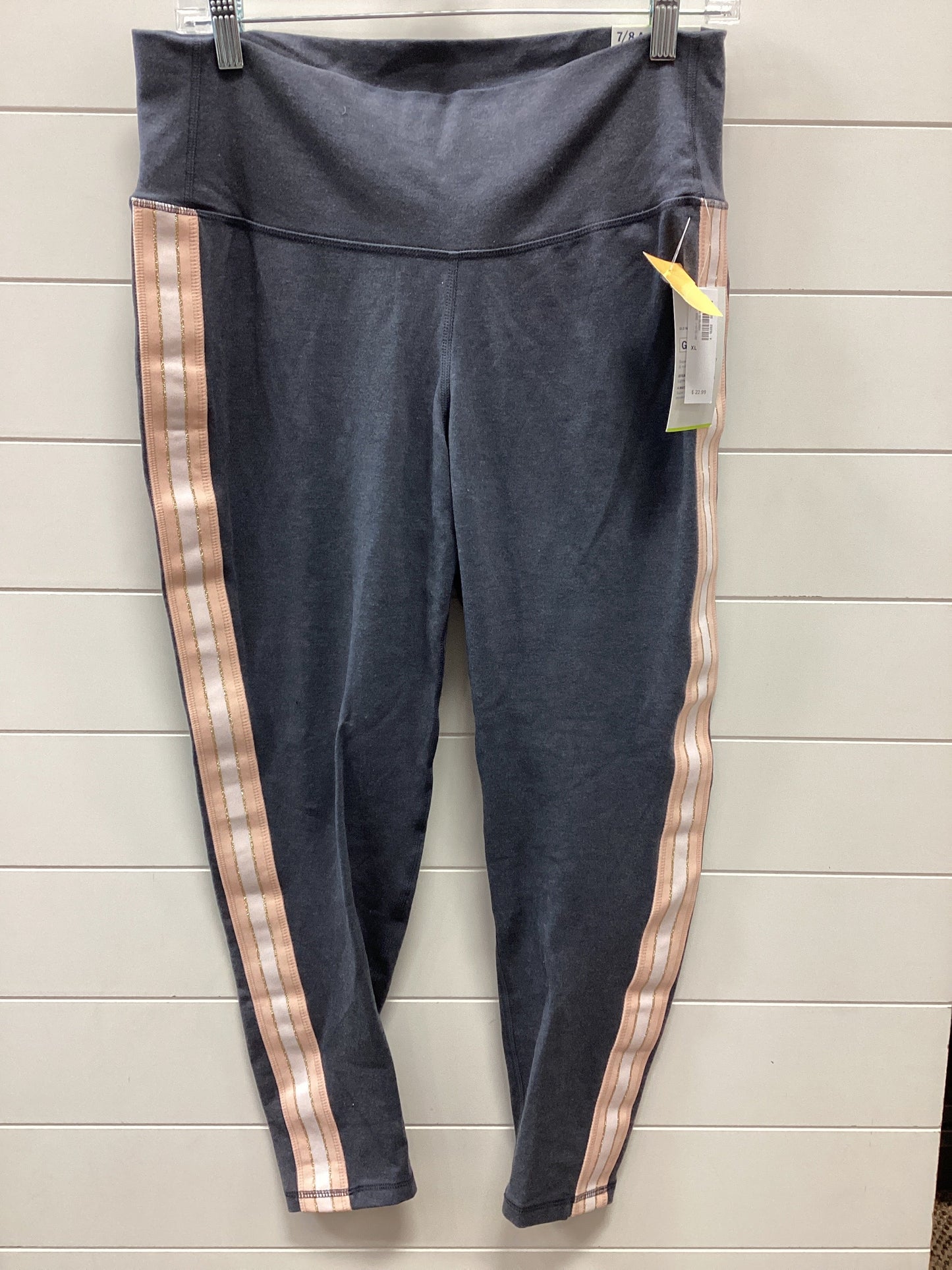 Athletic Leggings By Old Navy In Grey, Size:XL