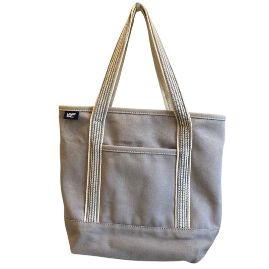 Tote By Lands End In Grey, Size:Large