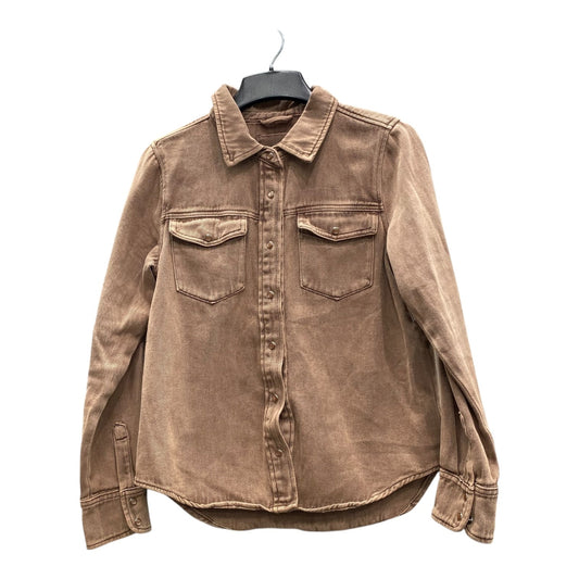 Jacket Denim By Thread And Supply In Brown, Size:S