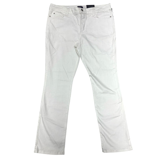 Jeans Straight By Not Your Daughters Jeans In White, Size:14