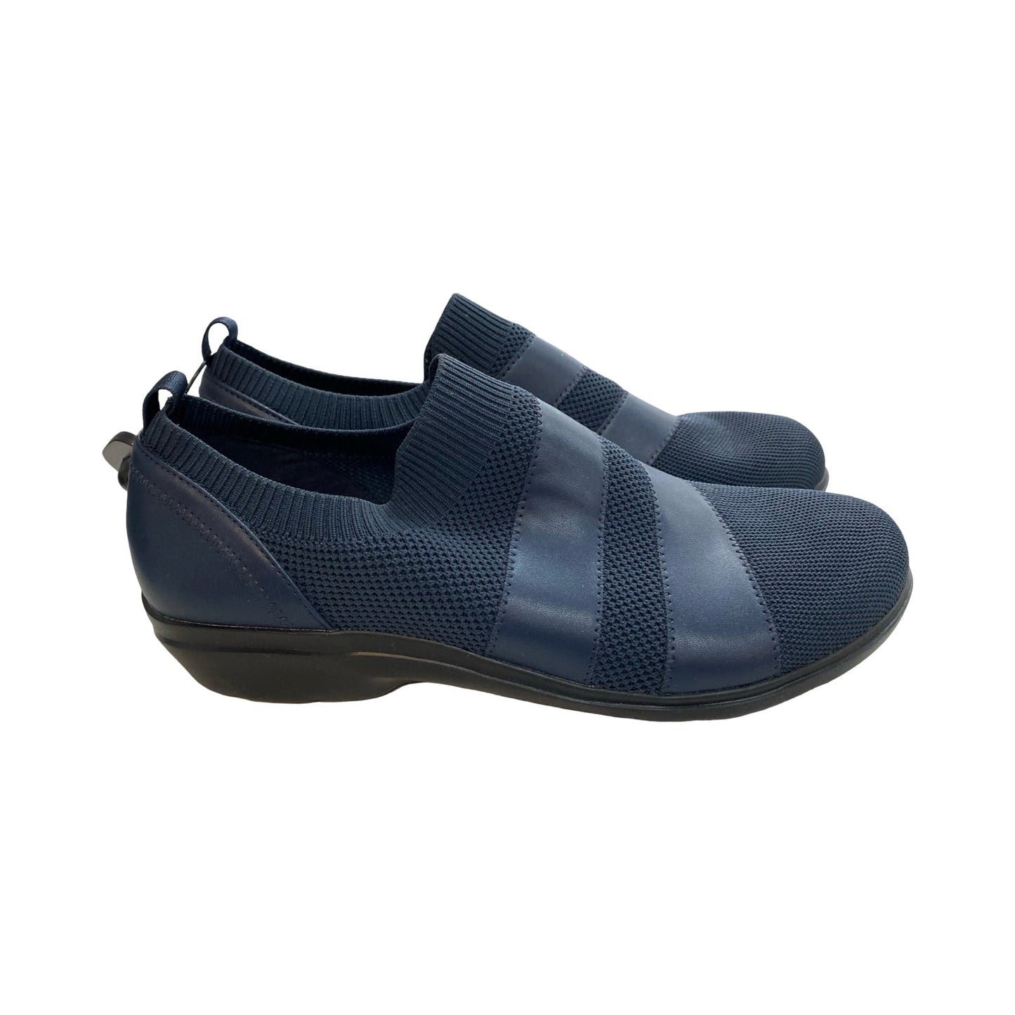 Shoes Flats By Clarks In Blue, Size:12