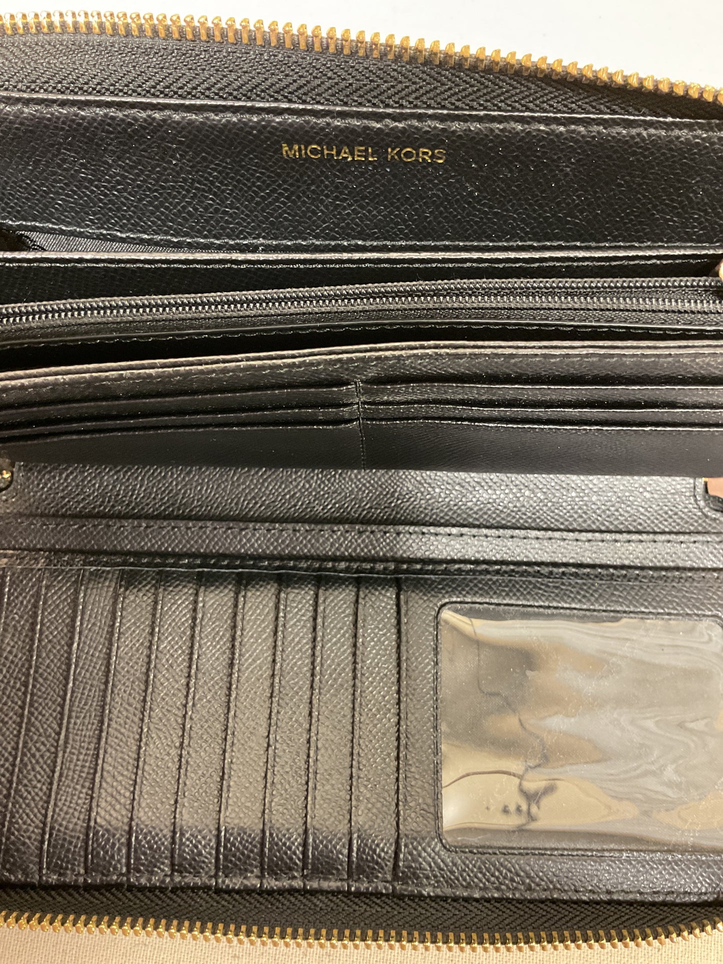 Wallet Designer By Michael Kors In Black, Size:Large