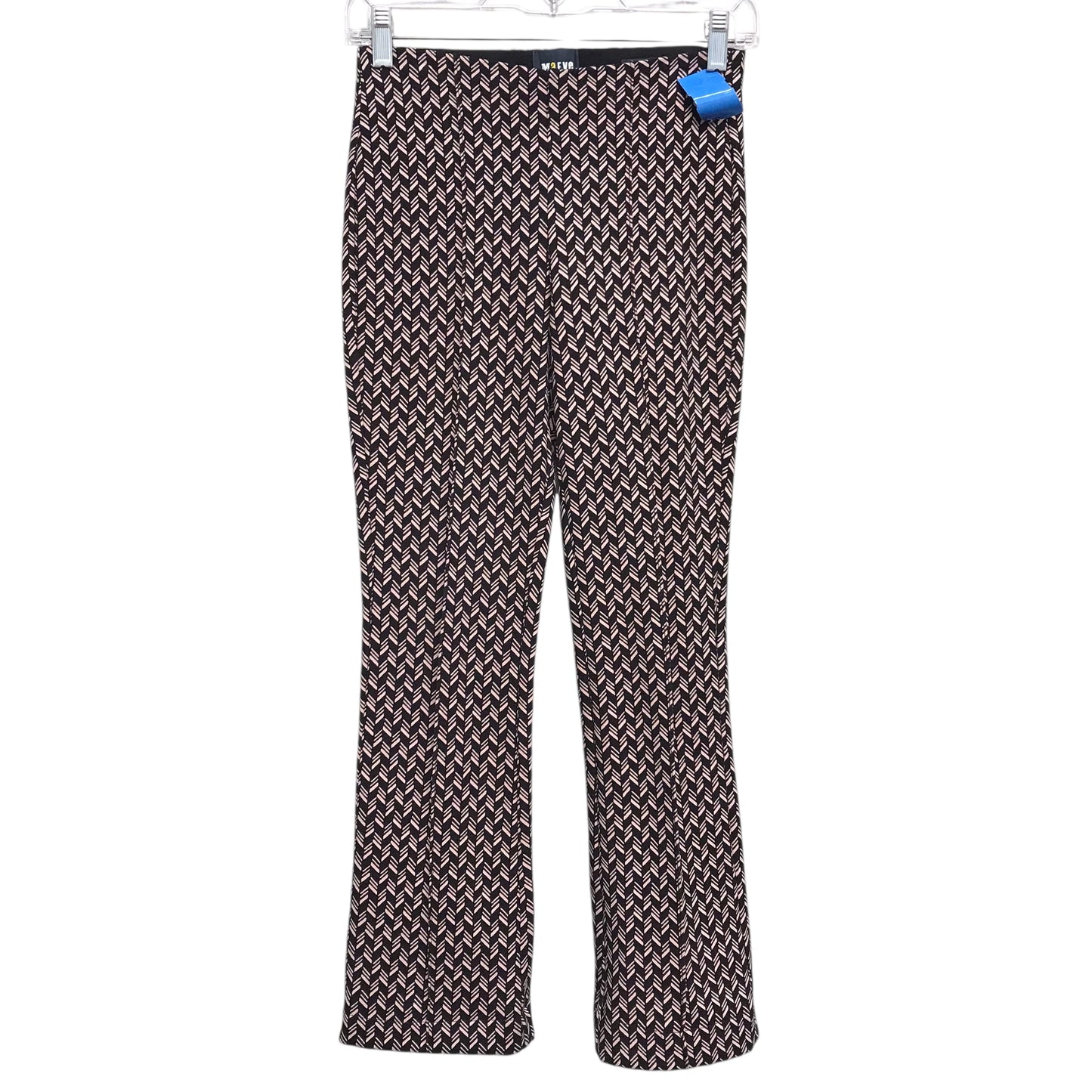 Pants Lounge By Maeve In Black & Pink, Size:0