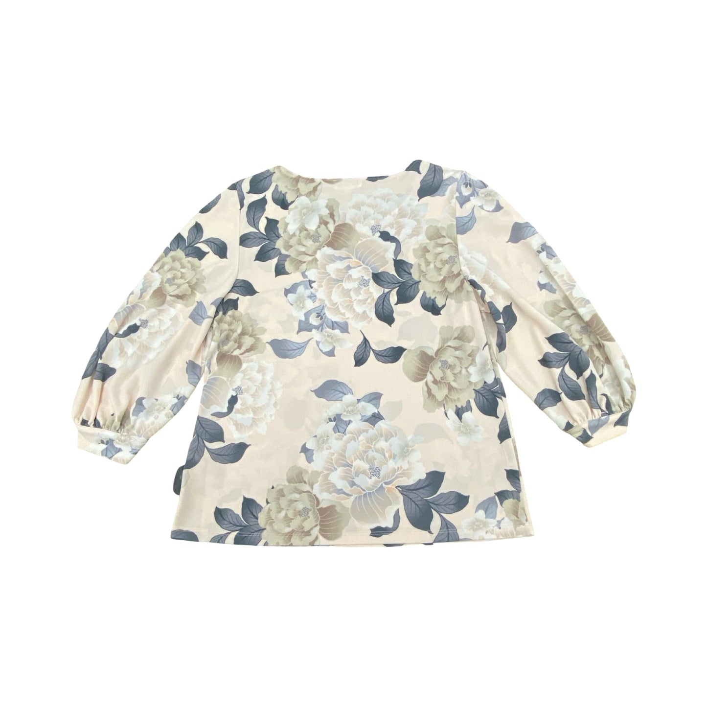 Top Ls By Calvin Klein In Floral Print, Size:M