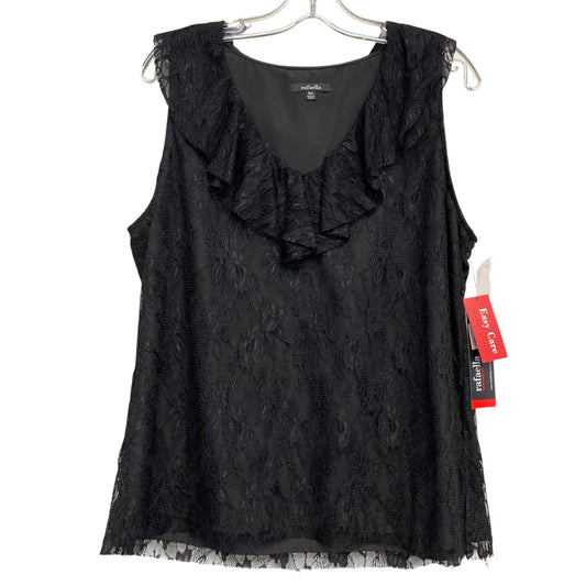 Top Ss By Rafaella In Black, Size:Xl