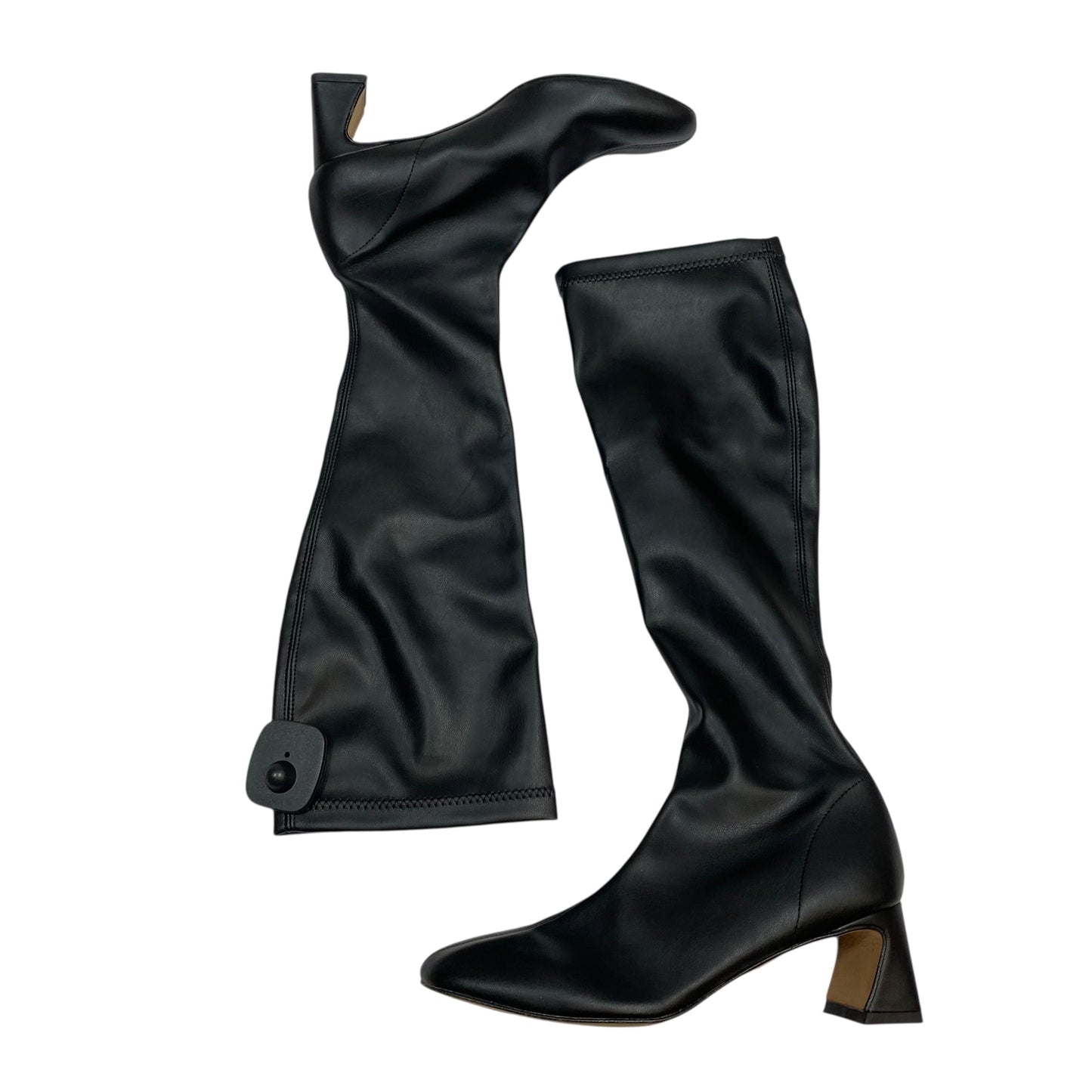 Boots Ankle Heels By Maeve In Black, Size:6.5