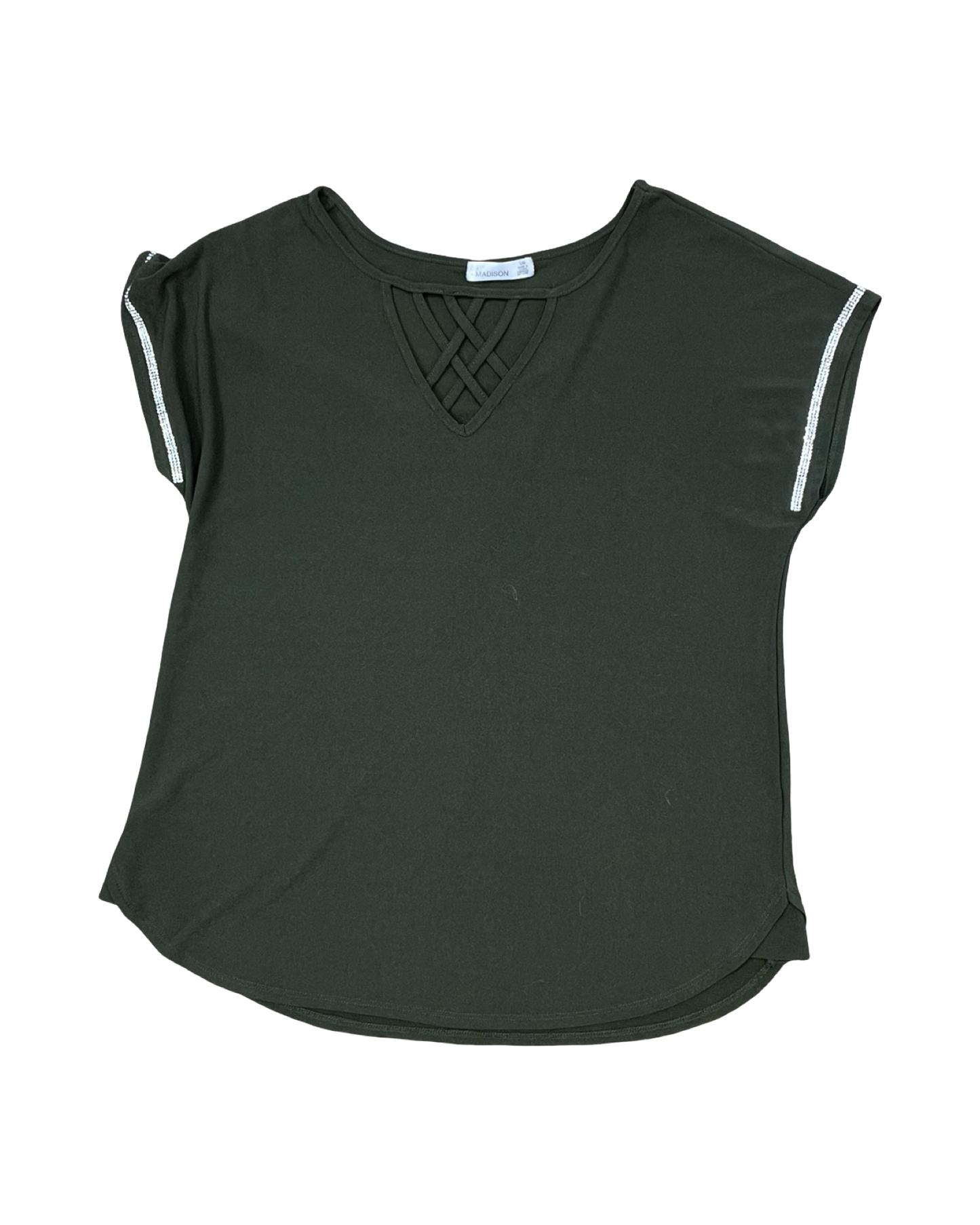 Top Sleeveless By 89Th And Madison In Green, Size:L