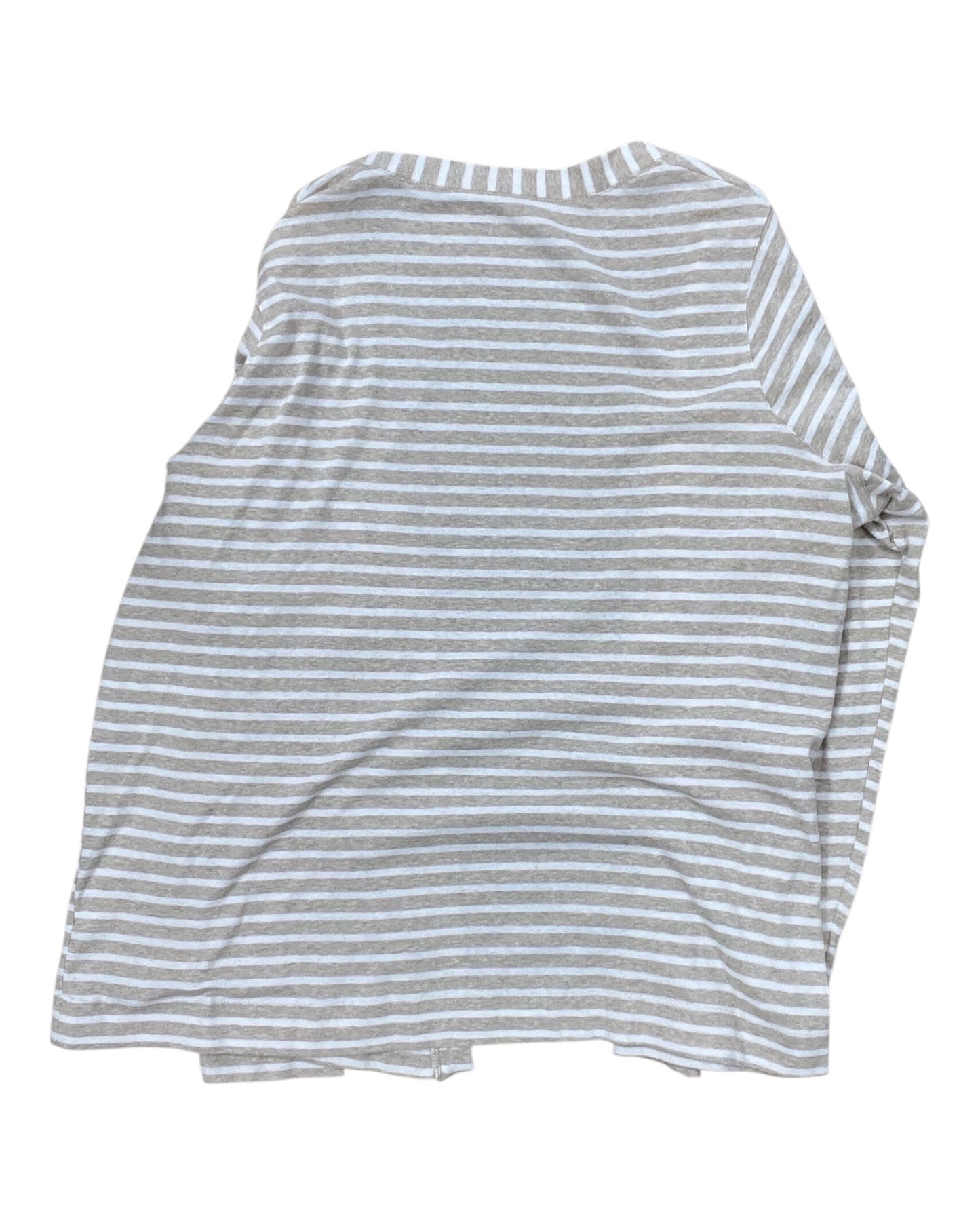 Cardigan By Northcrest In Tan, Size:2X