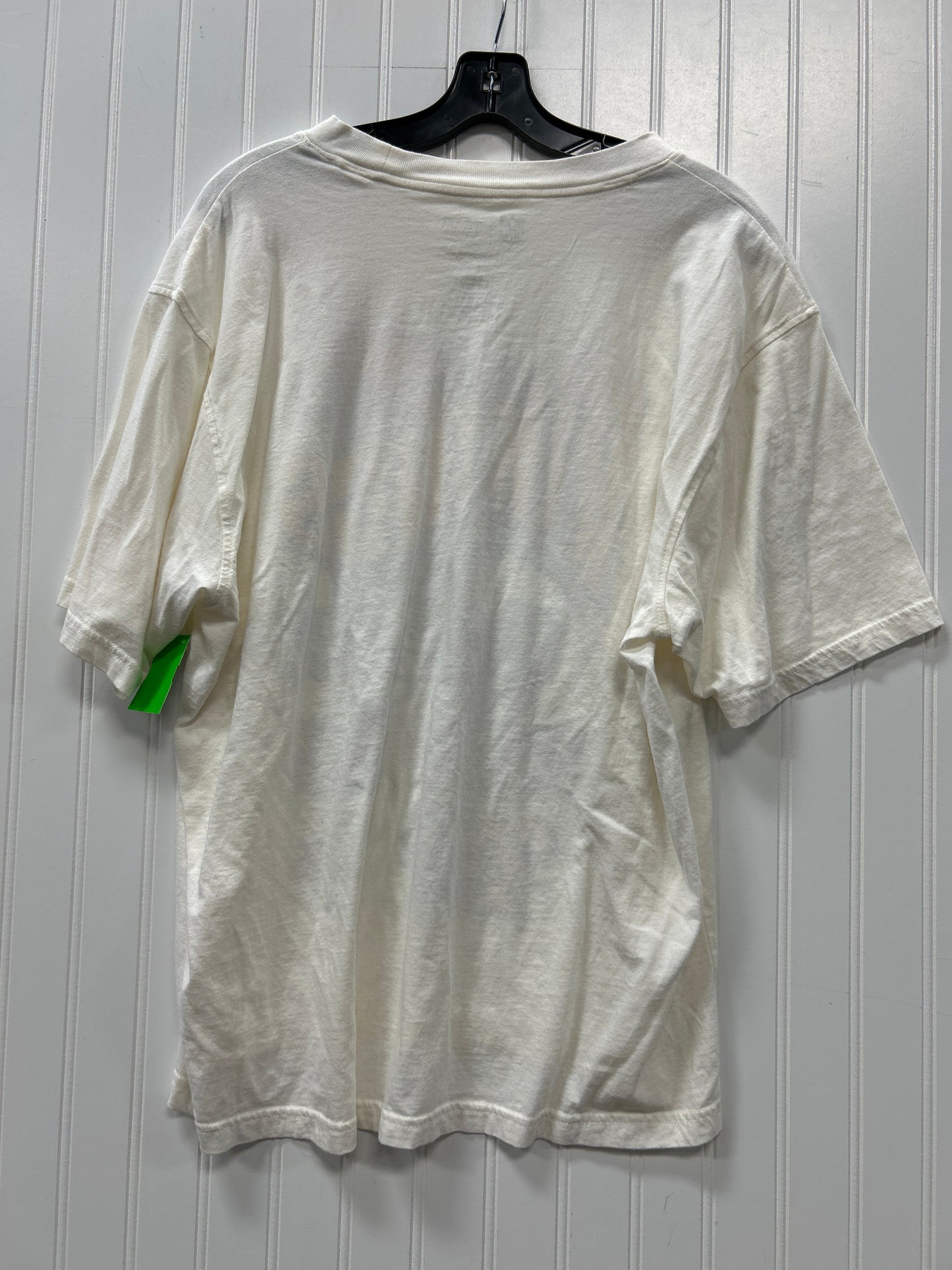 Athletic Top Ss By Nfl In Cream, Size:L