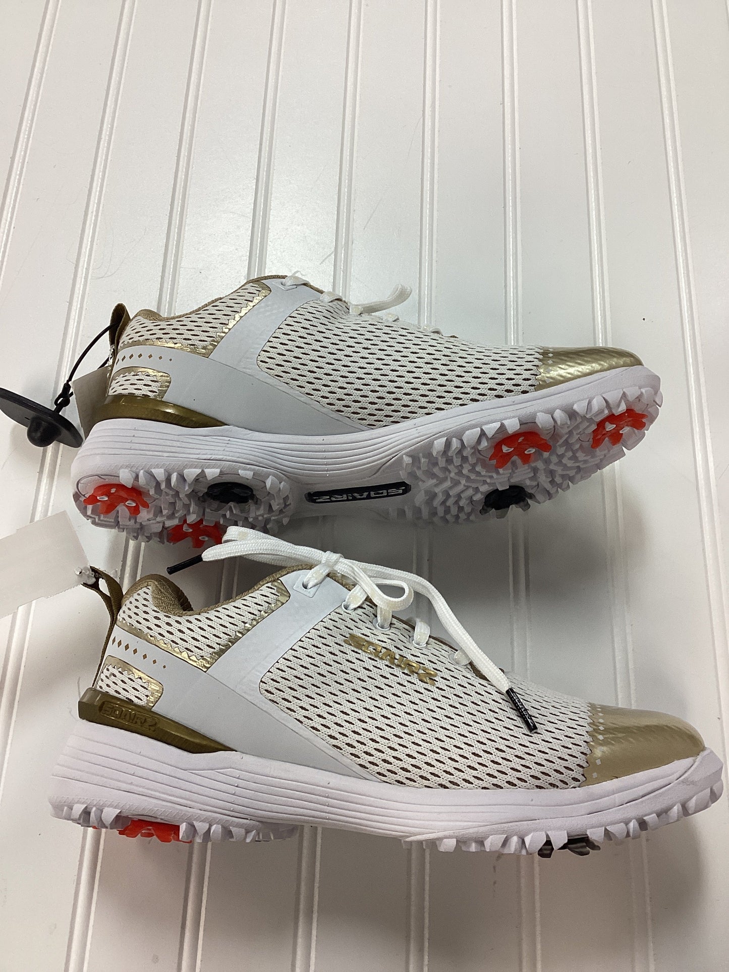 Shoes Athletic By Cmb In Gold & White, Size:8