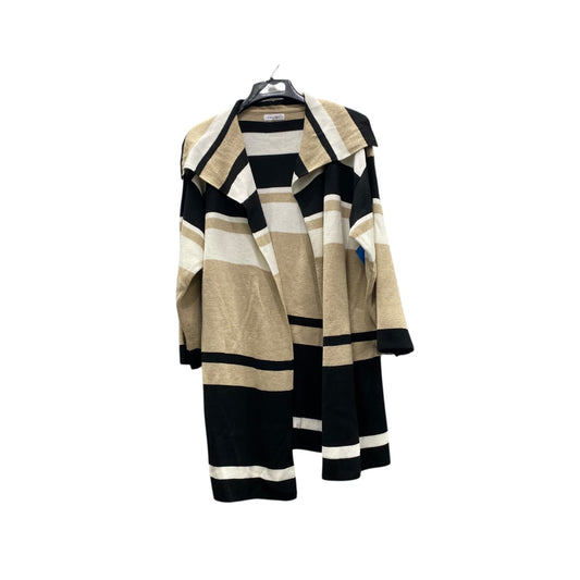 Sweater Cardigan By Calvin Klein In Brown, Size:Xl