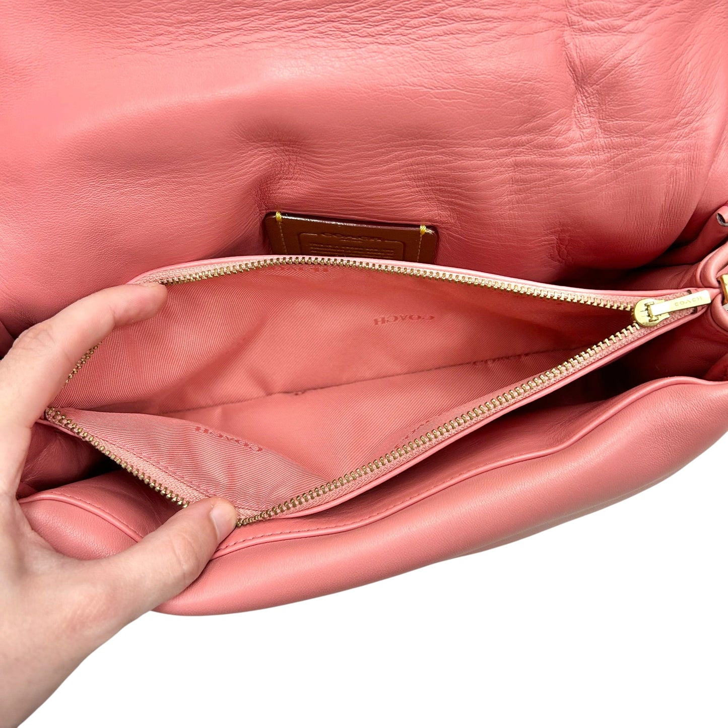 Crossbody Designer By Coach, Size: Medium