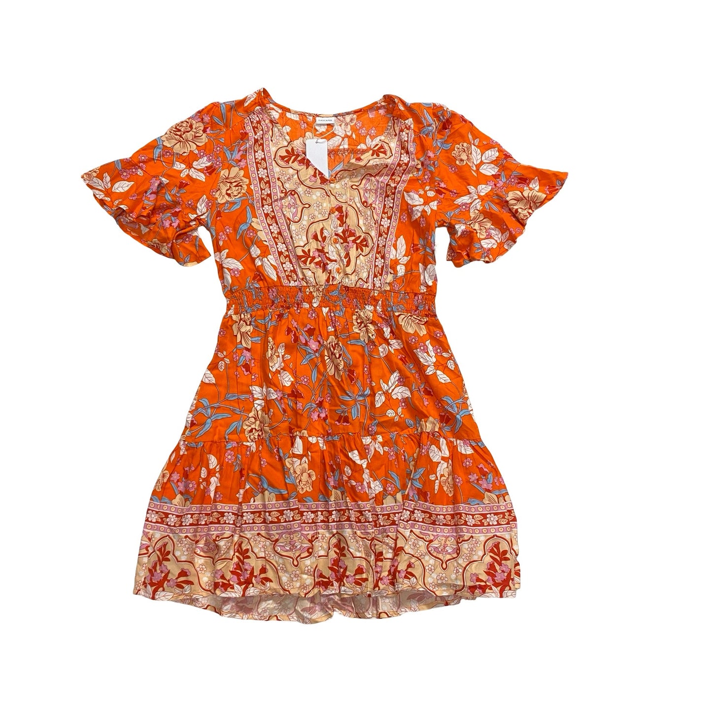 Dress Casual Short By Lascana In Orange, Size:10