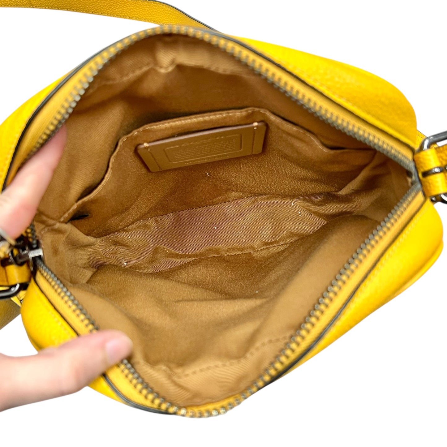 Crossbody Designer By Coach, Size: Medium