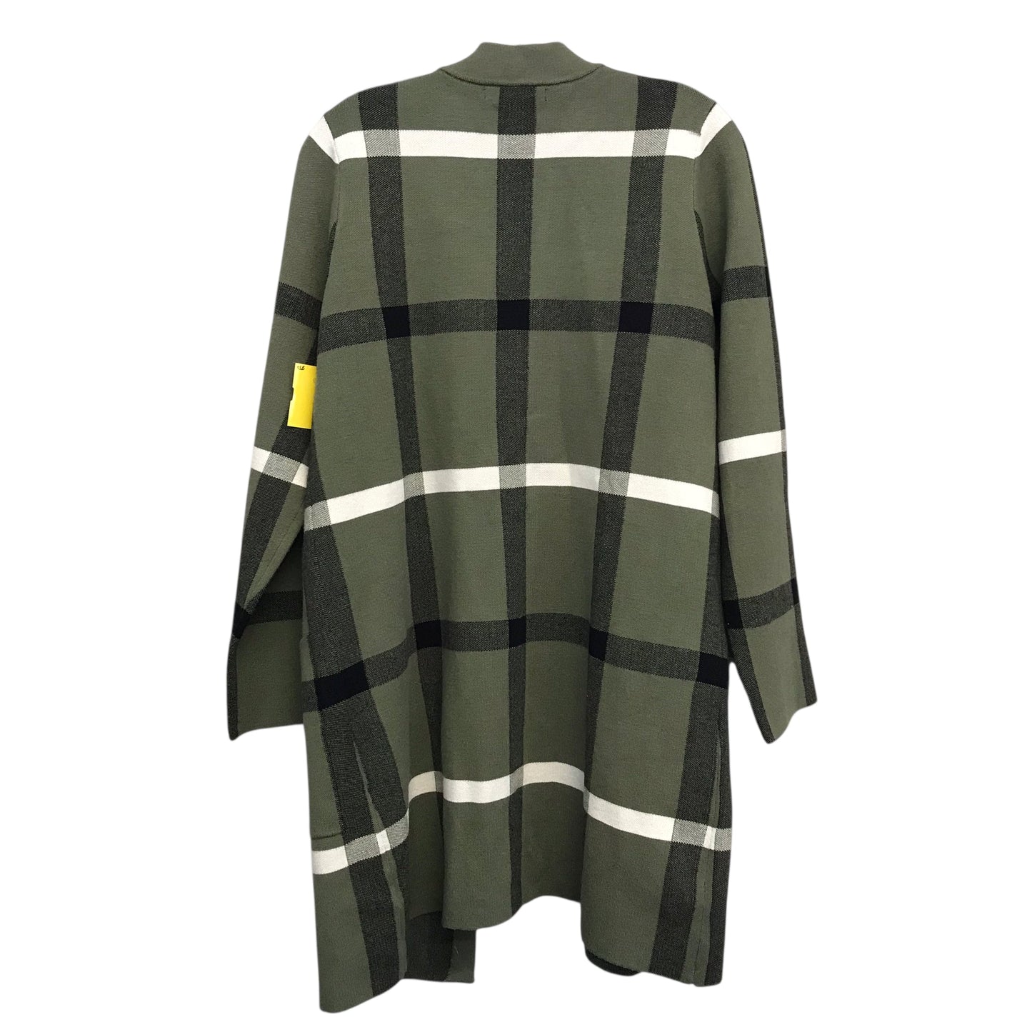 Sweater Cardigan By Tahari In Green, Size:L