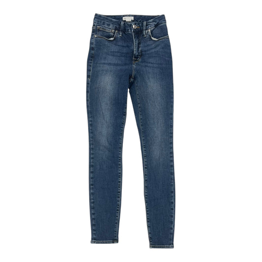 Jeans Skinny By Good American In Blue Denim, Size:0