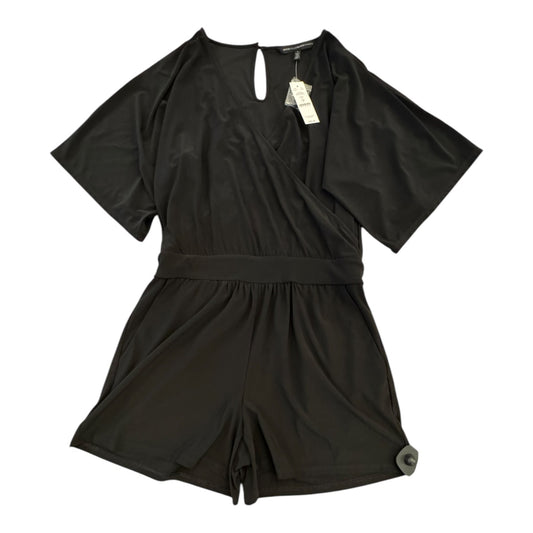 Romper Casual Midi By White House Black Market In Black, Size:S