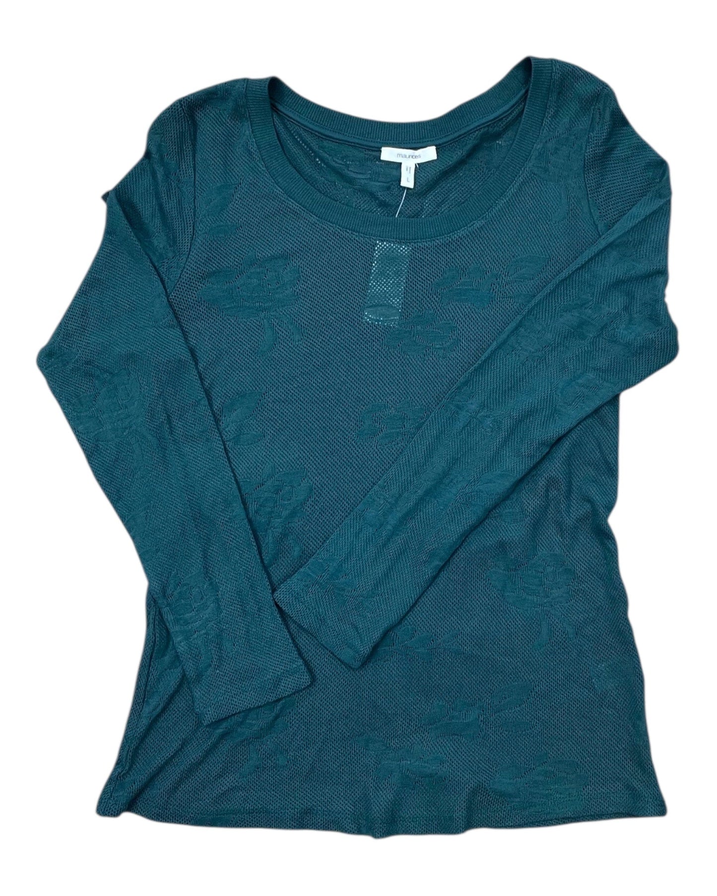 Top Ls By Maurices In Green, Size:L