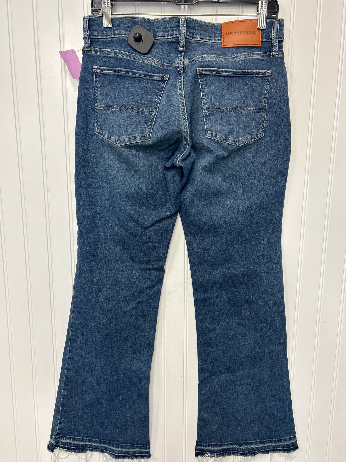 Jeans Boot Cut By Lucky Brand In Blue Denim, Size:6