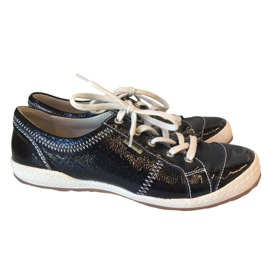 Shoes Sneakers By Josef Seibel In Black & White, Size:6.5