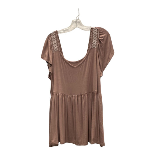 Top Ss By Torrid In Brown, Size:2X