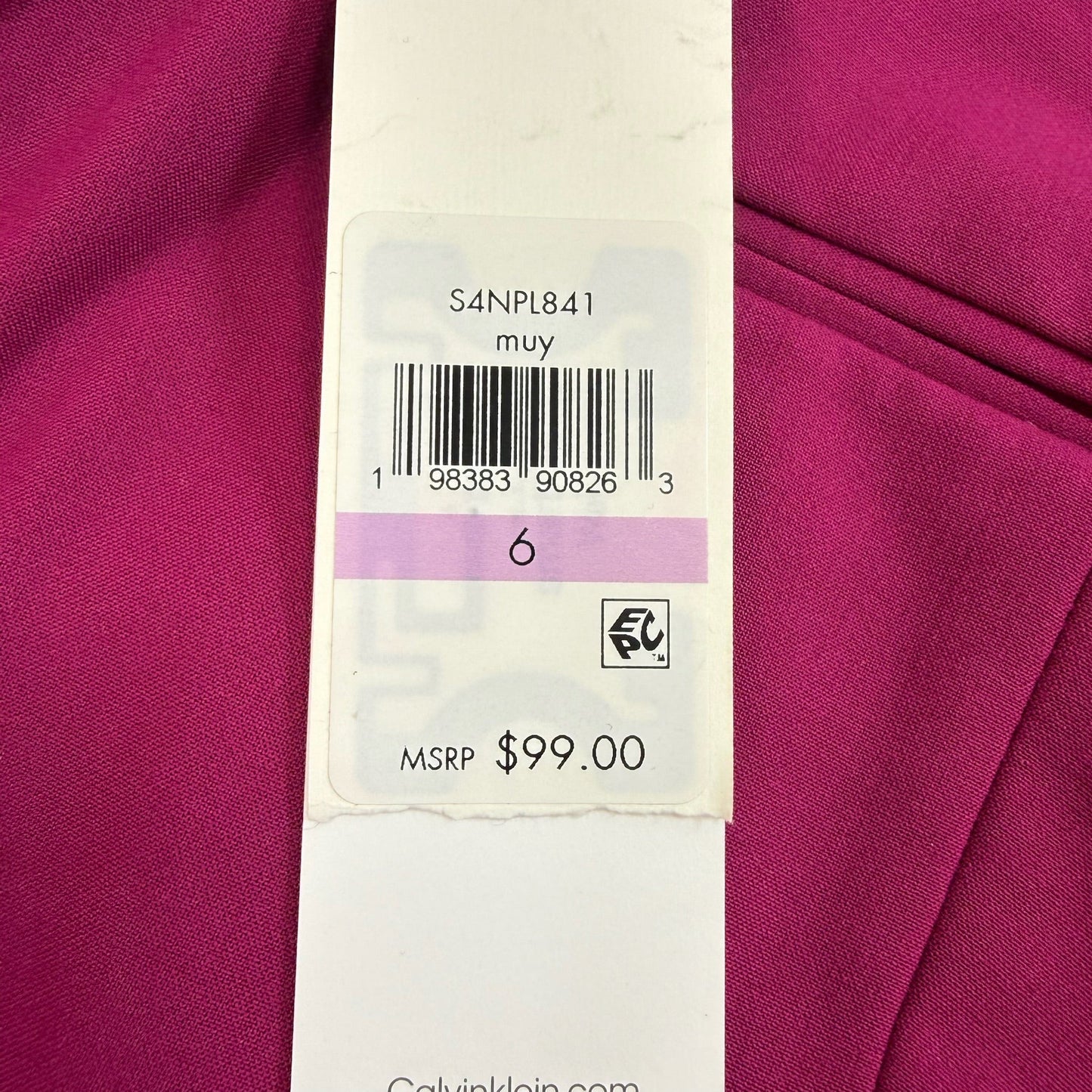 Pants Suit 2pc By Calvin Klein In Pink, Size: 6/8