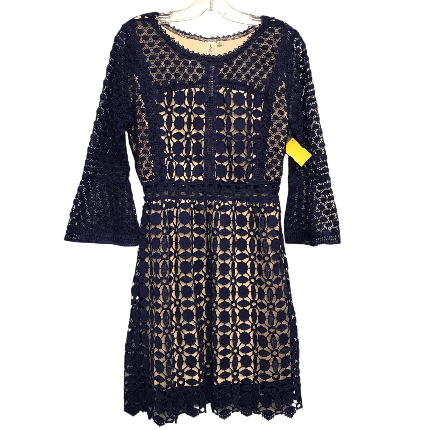 Dress Party Short By Ultra Pink In Blue & Tan, Size:M