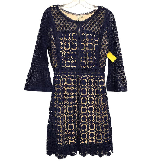 Dress Party Short By Ultra Pink In Blue & Tan, Size:M