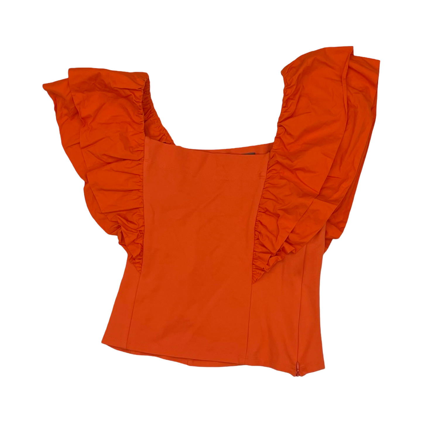 Blouse Ss By Sunday In Brooklyn In Orange, Size:M
