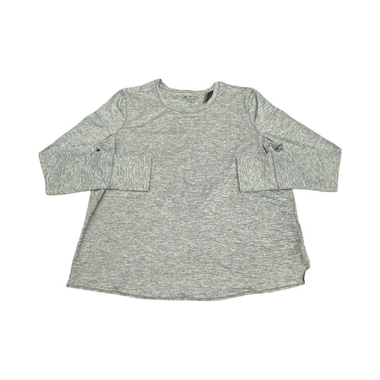Athletic Top Ls Crewneck By Athleta In Grey, Size:Xl