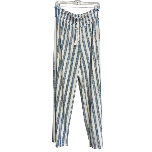 Pants Lounge By West Loop In Blue & White, Size:16