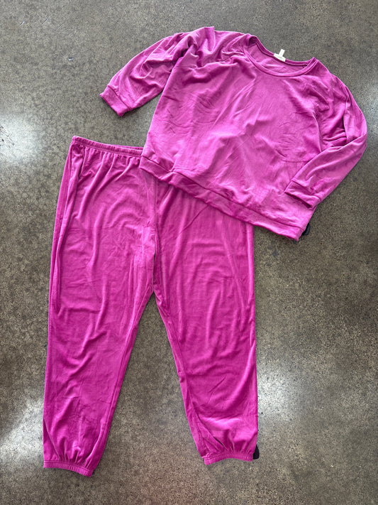Lounge Set Pants By Wonderly In Pink, Size:3X
