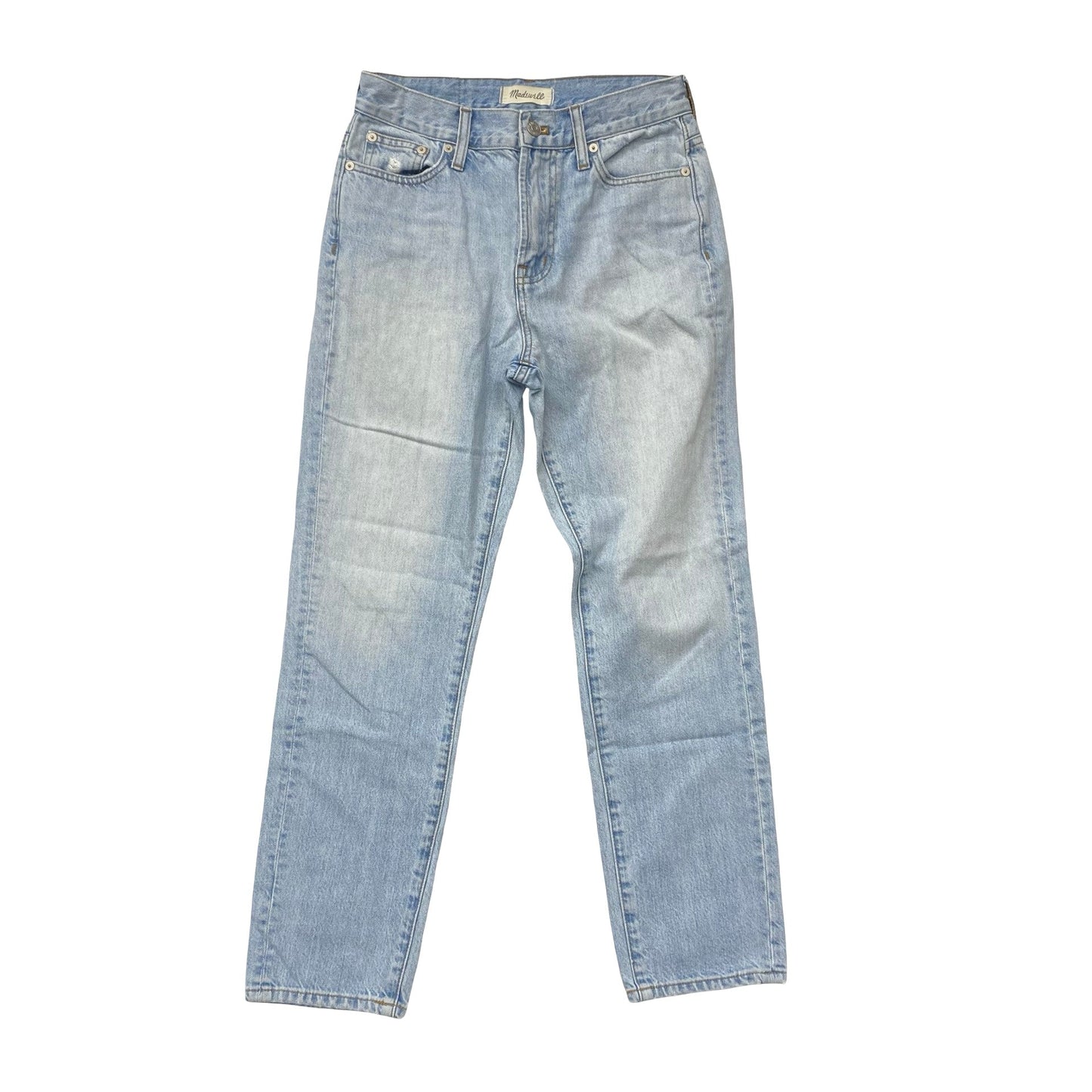 Jeans Straight By Madewell In Blue Denim, Size:2