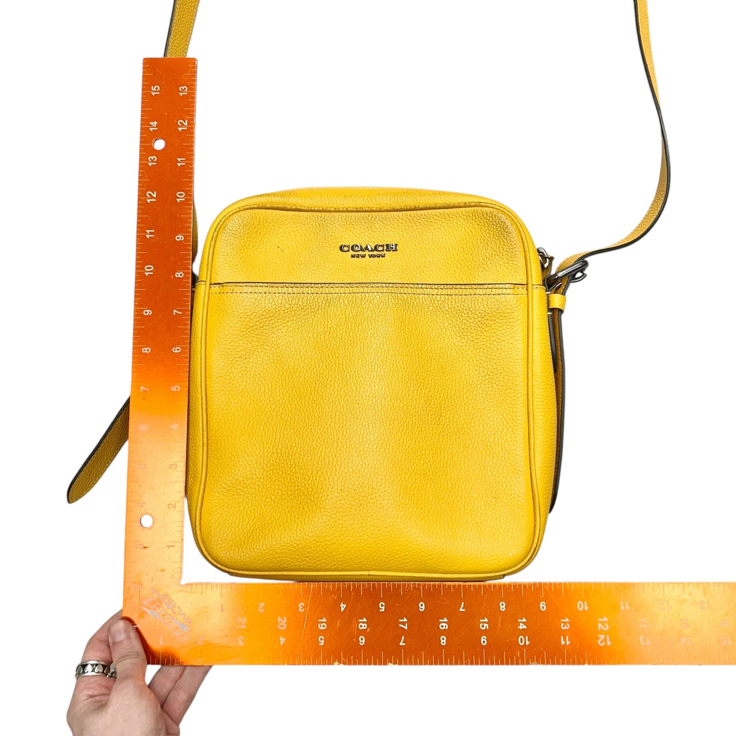 Crossbody Designer By Coach, Size: Medium