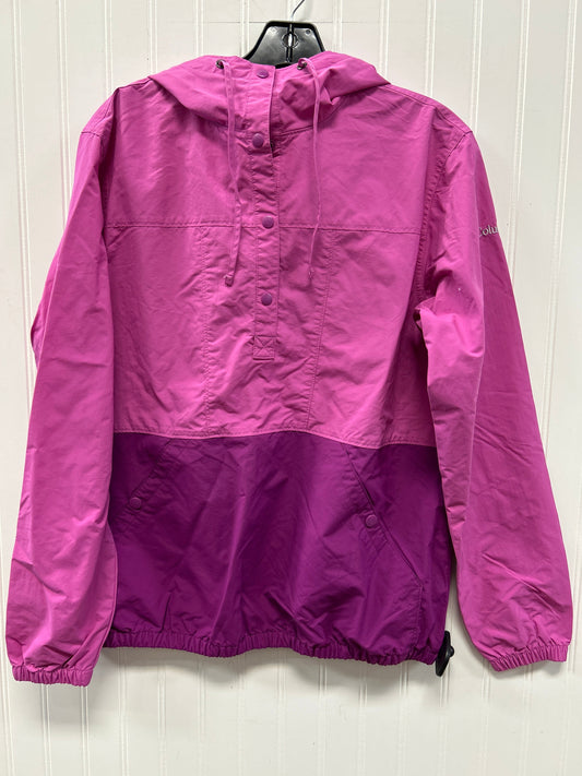 Coat Raincoat By Columbia In Purple, Size:M