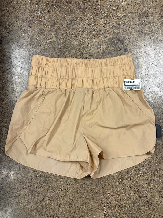 Athletic Shorts By Tcec In Tan, Size:M