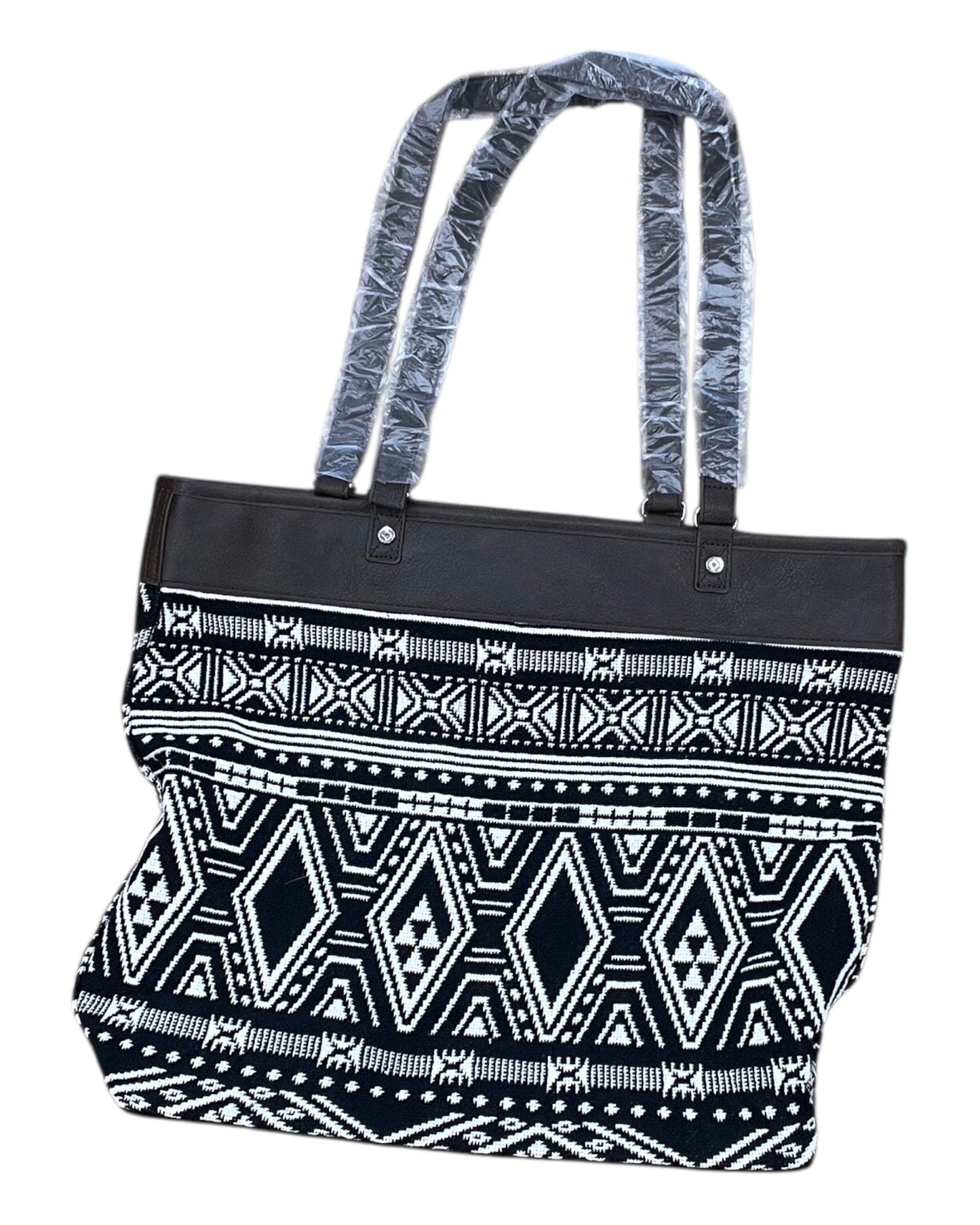 Tote By Thirty One In Black & White, Size:Large