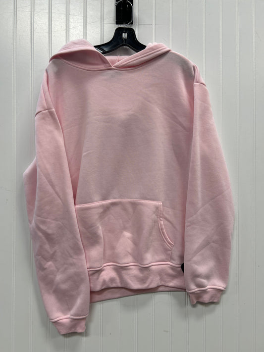 Sweatshirt Hoodie By Forever 21 In Pink, Size:M