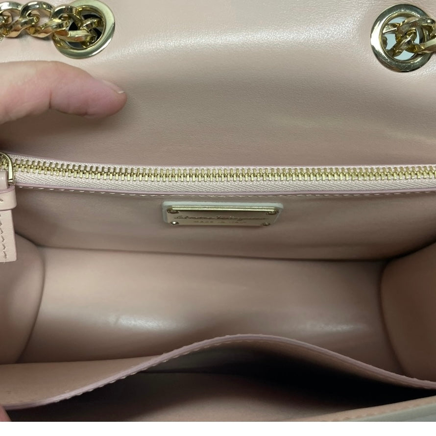 Handbag Luxury Designer By Ferragamo, Size: Medium