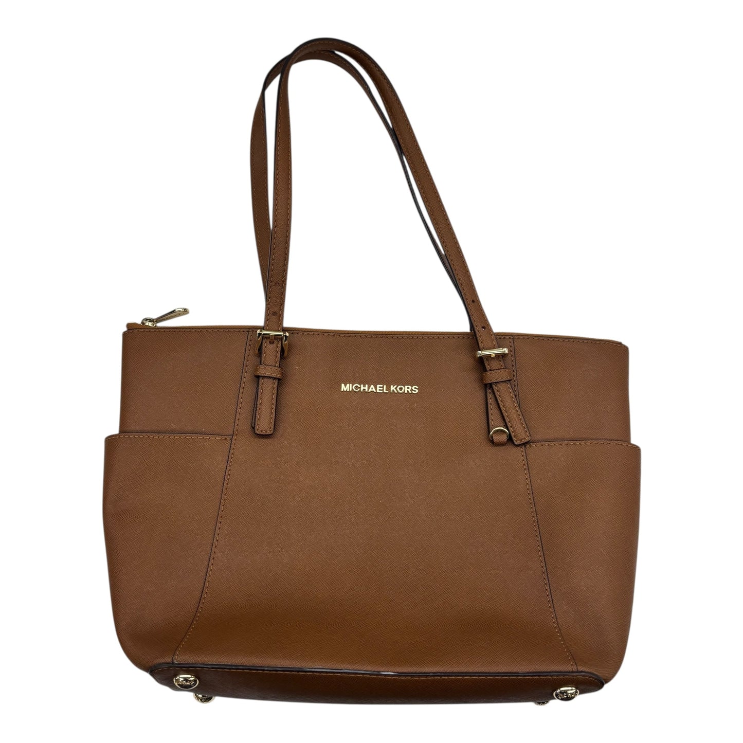 Handbag Designer By Michael Kors In Brown, Size:Medium