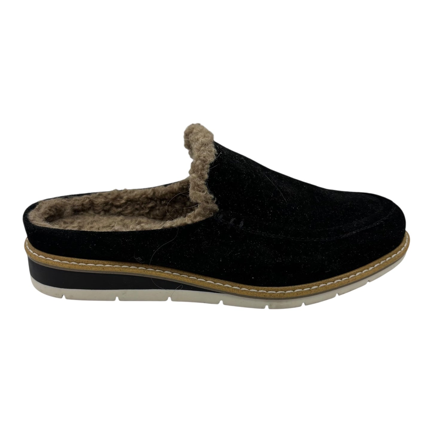 Shoes Flats By Adam Tucker In Black, Size:6.5