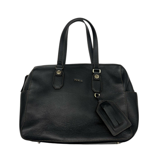 Handbag Luxury Designer By Furla In Black, Size:Large
