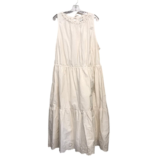 Dress Casual Maxi By Ava & Viv In Cream, Size:3X