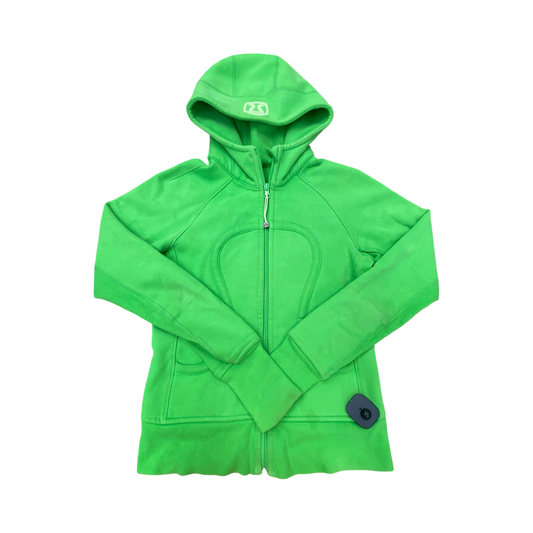 Athletic Jacket By Lululemon In Green, Size:S