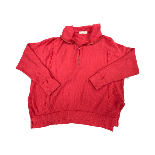 Sweatshirt Collar By We The Free In Red, Size:M