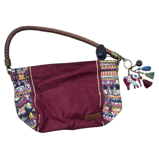 Handbag By Sakroots In Maroon, Size:Small
