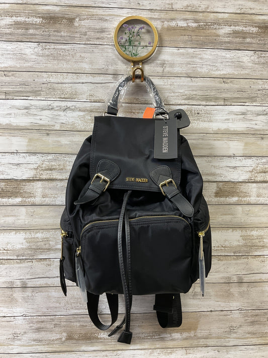 Backpack By Steve Madden In Black, Size:Medium